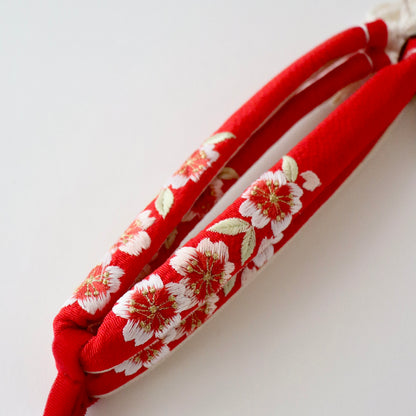 鼻緒 | 七五三 | 七歳 | 正絹 | 桜 | 刺繍 | 大原商店