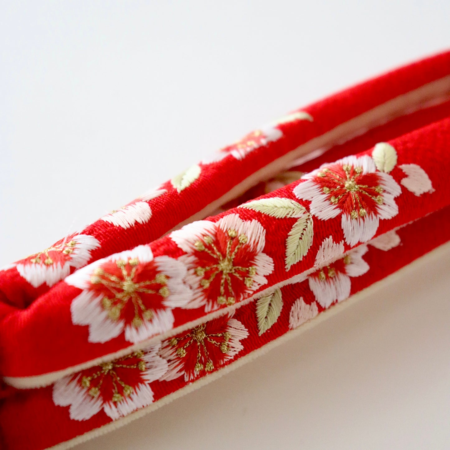 鼻緒 | 七五三 | 七歳 | 正絹 | 桜 | 刺繍 | 大原商店