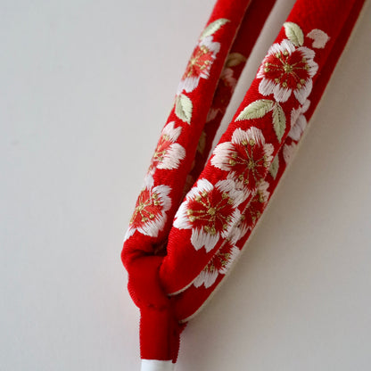 鼻緒 | 七五三 | 七歳 | 正絹 | 桜 | 刺繍 | 大原商店