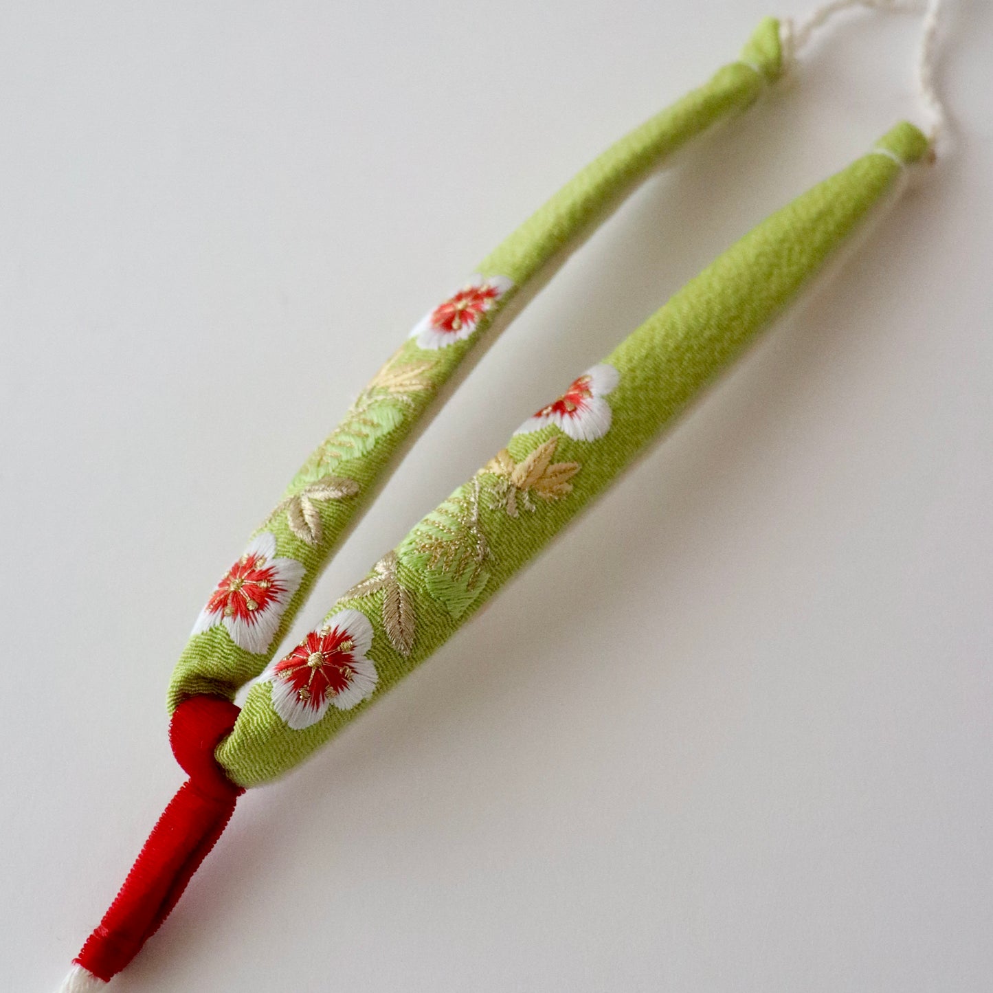 鼻緒 | 七五三 | 七歳 | 正絹 | 松竹梅 | 刺繍 | 大原商店