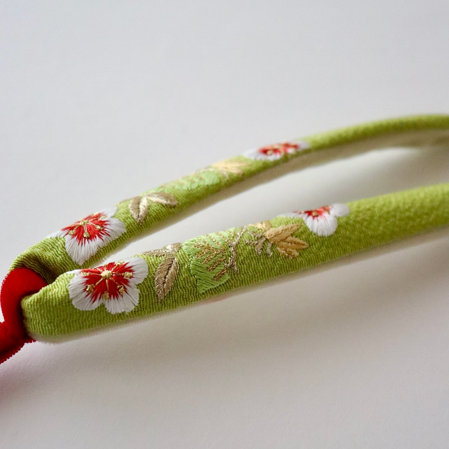 鼻緒 | 七五三 | 七歳 | 正絹 | 松竹梅 | 刺繍 | 大原商店