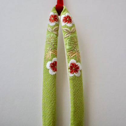 鼻緒 | 七五三 | 七歳 | 正絹 | 松竹梅 | 刺繍 | 大原商店