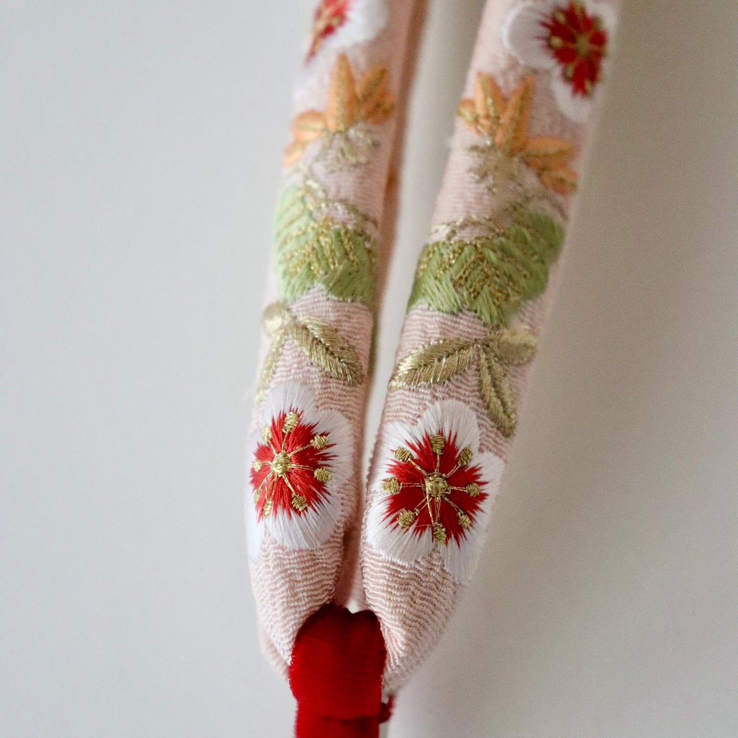 鼻緒 | 七五三 | 七歳 | 正絹 | 松竹梅 | 刺繍 | 大原商店