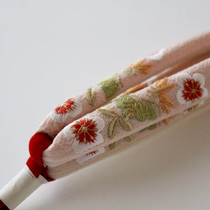 鼻緒 | 七五三 | 七歳 | 正絹 | 松竹梅 | 刺繍 | 大原商店