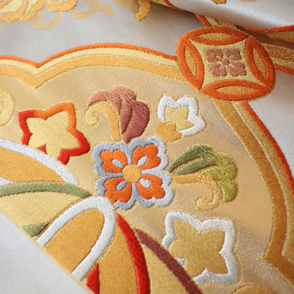 袋帯「金具花鳥文」梅垣織物