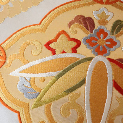 袋帯「金具花鳥文」梅垣織物