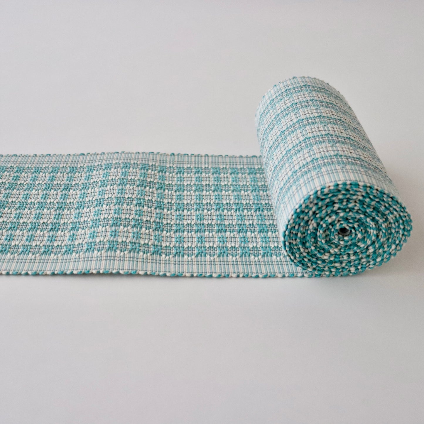 四寸帯「首里道屯織 -lt.grn」富原あい