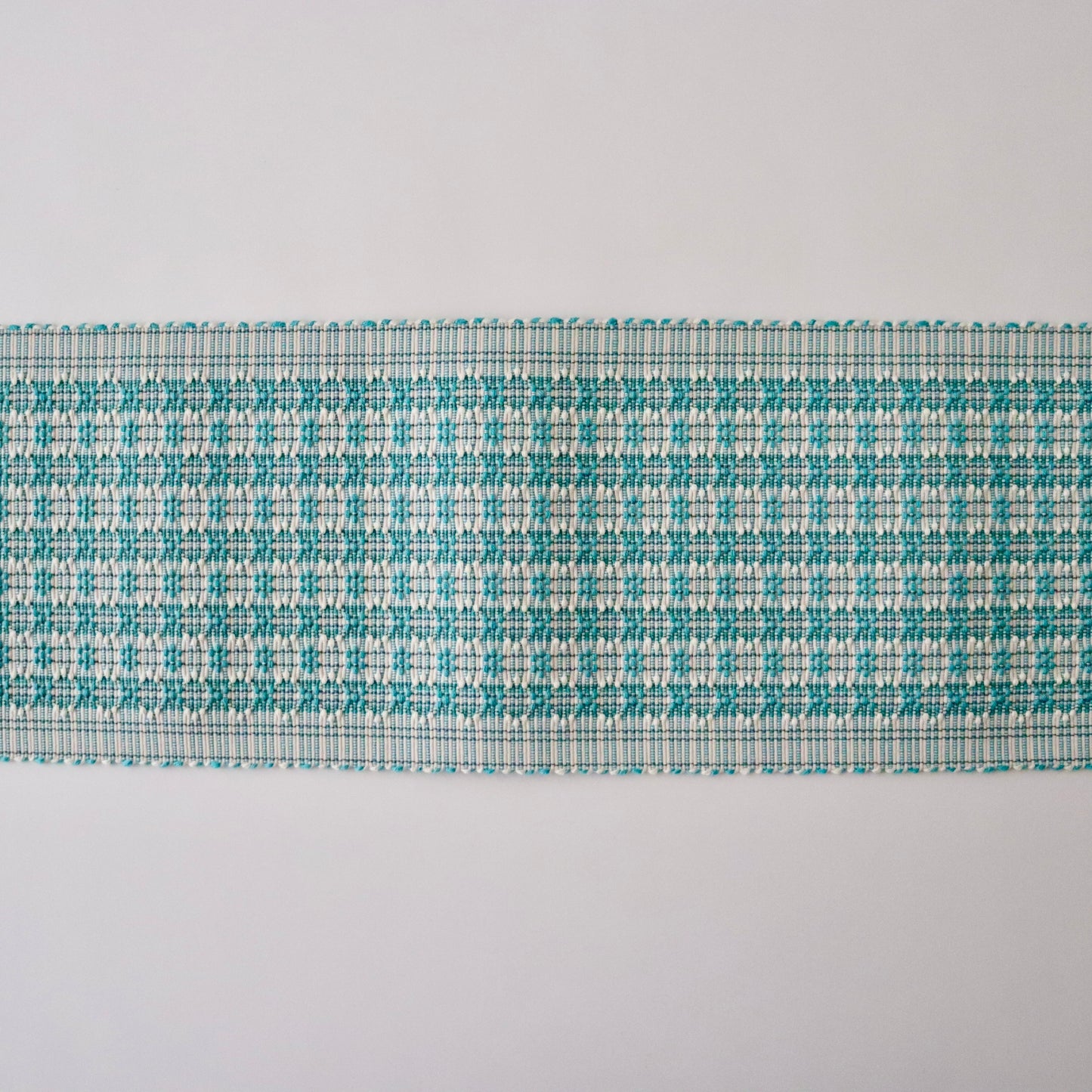 四寸帯「首里道屯織 -lt.grn」富原あい