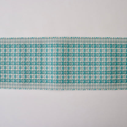 四寸帯「首里道屯織 -lt.grn」富原あい