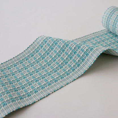 四寸帯「首里道屯織 -lt.grn」富原あい