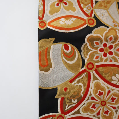 袋帯「吉祥宝尽文」梅垣織物