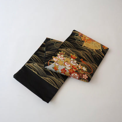 袋帯「波花籠文」梅垣織物