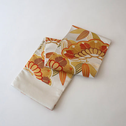 袋帯「彩松笹文」梅垣織物