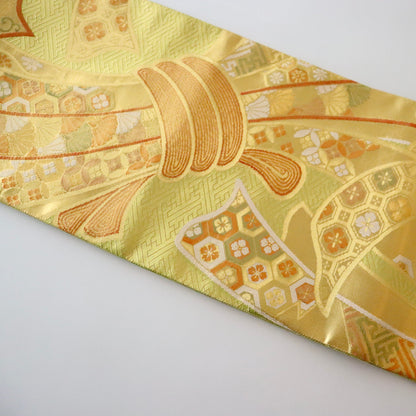 袋帯「慶長熨斗文」梅垣織物