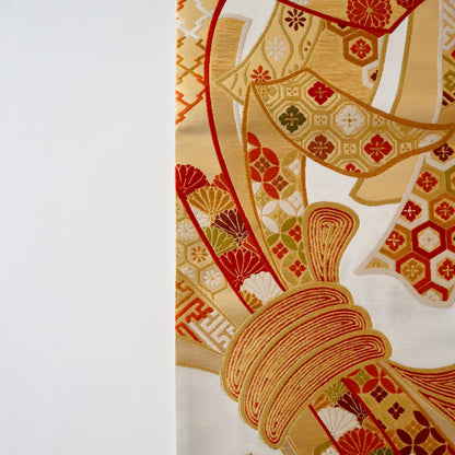 袋帯「慶長熨斗文」梅垣織物