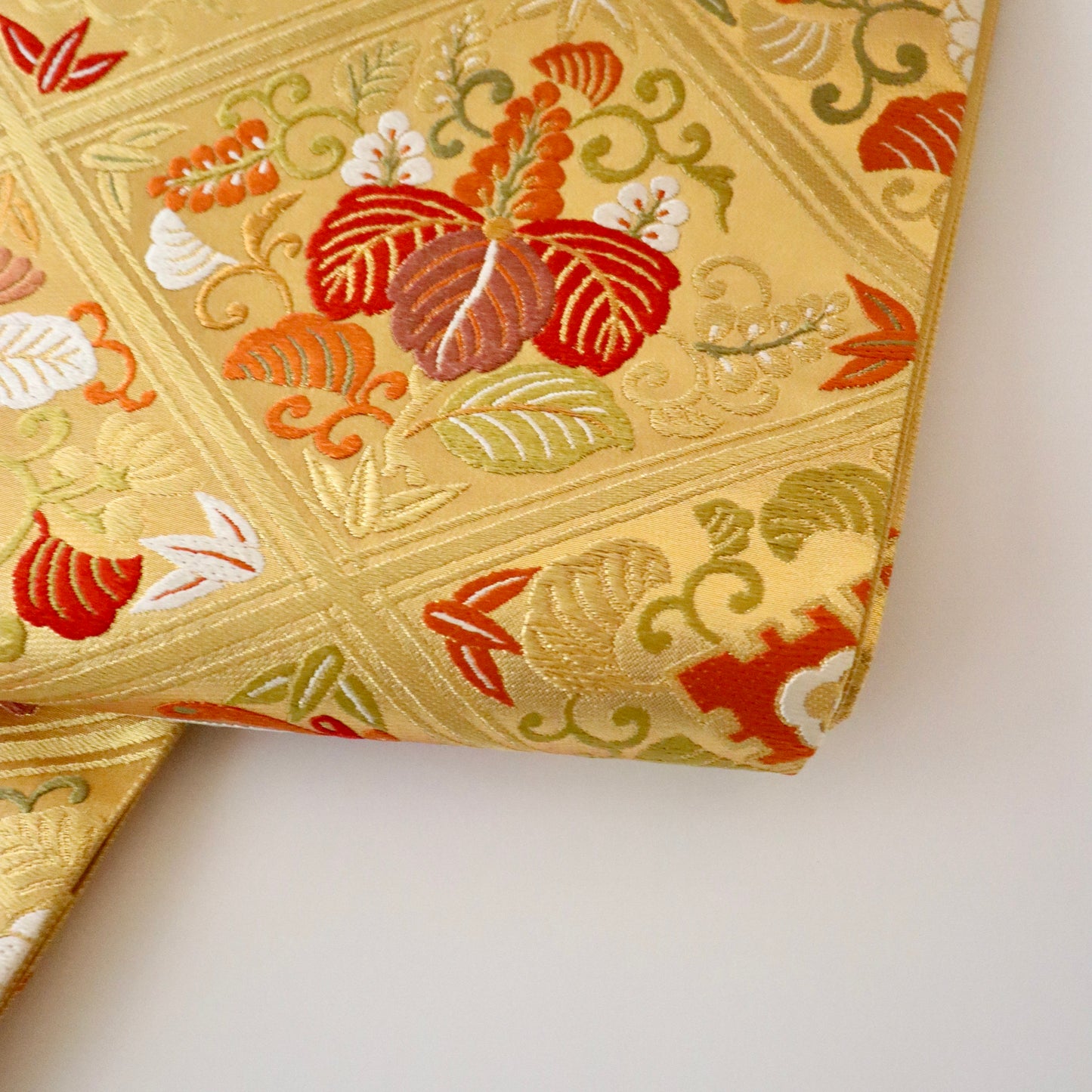 袋帯「慶長格天文」梅垣織物