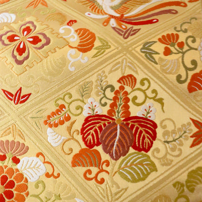 袋帯「慶長格天文」梅垣織物