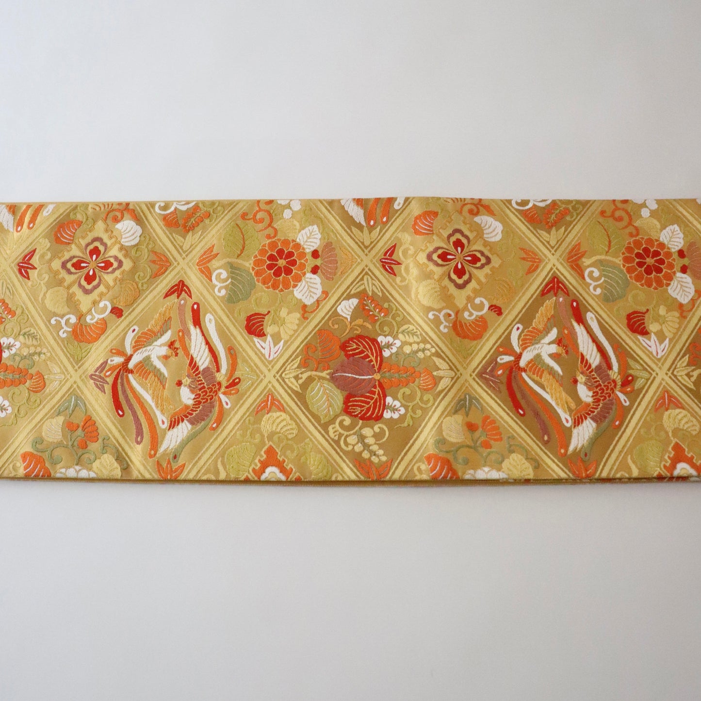 袋帯「慶長格天文」梅垣織物