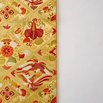 袋帯「慶長格天文」梅垣織物