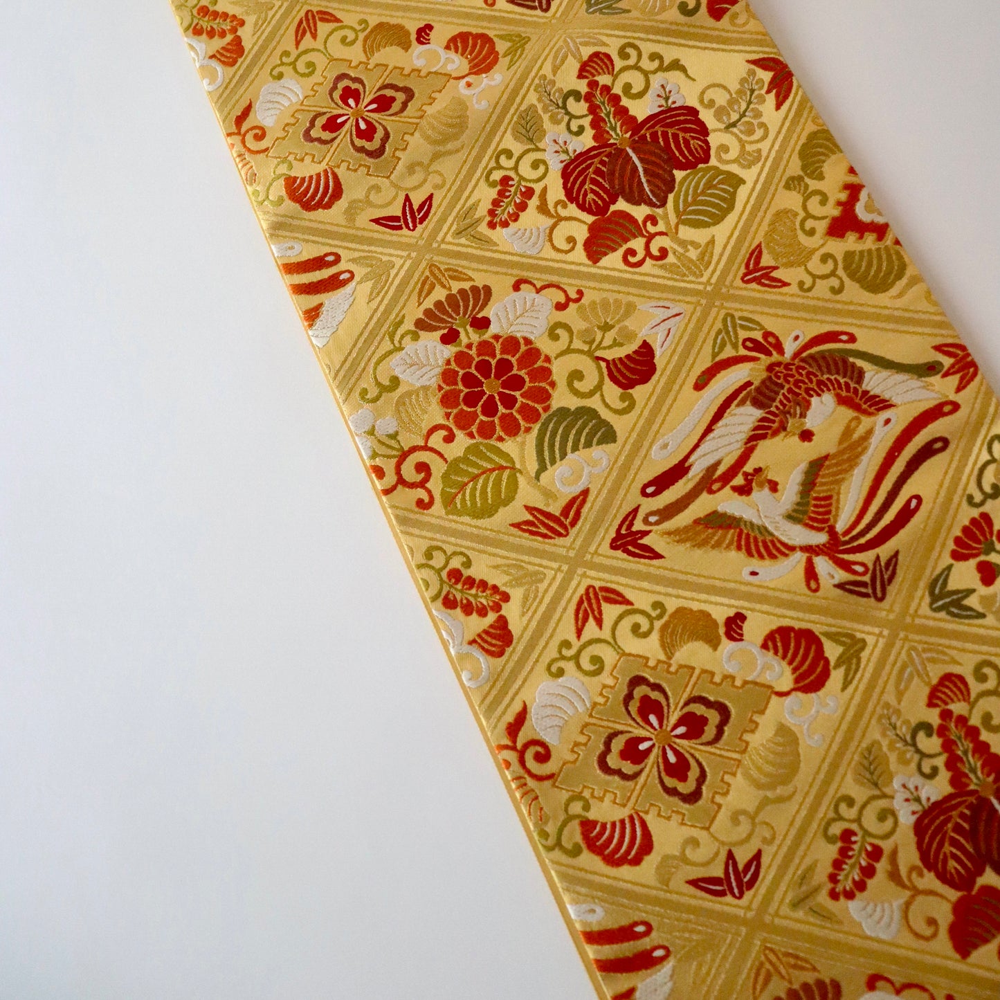 袋帯「慶長格天文」梅垣織物