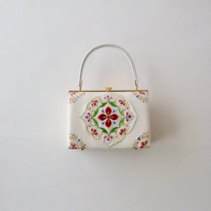 刺繍 | 草履バッグセット | 振袖 | 礼装 | 白 | 華文 | 和小物さくら