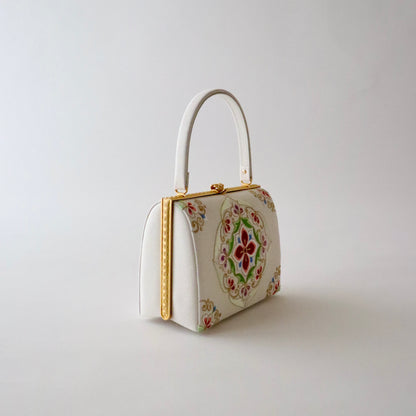 刺繍 | 草履バッグセット | 振袖 | 礼装 | 白 | 華文 | 和小物さくら