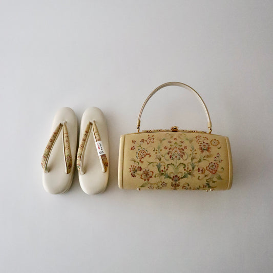 草履バッグセット「更紗」やまざき×岡重