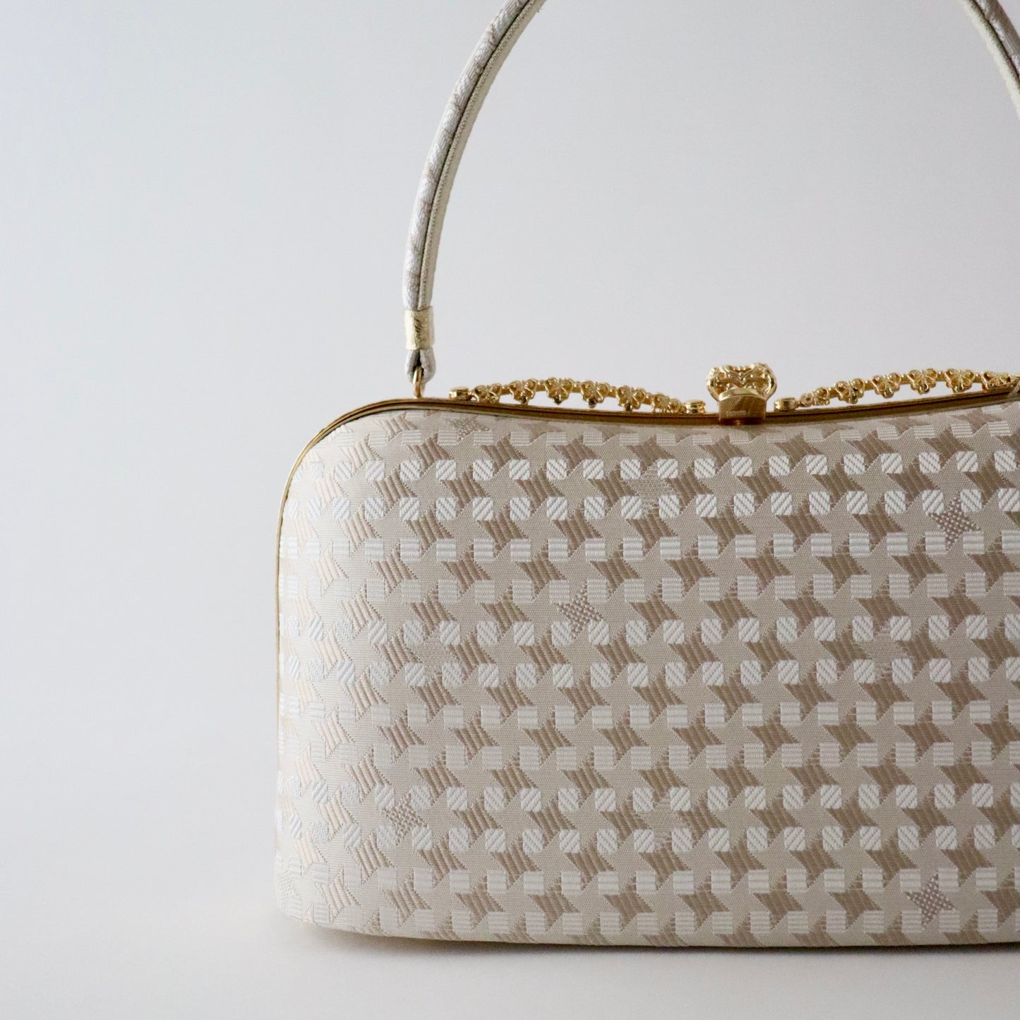 草履バッグセット「博多織-変わり格子」やまざき