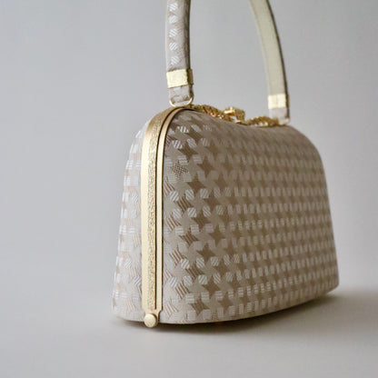 草履バッグセット「博多織-変わり格子」やまざき