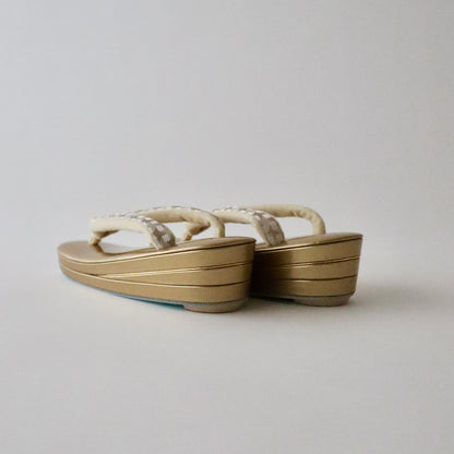 草履バッグセット「博多織-変わり格子」やまざき