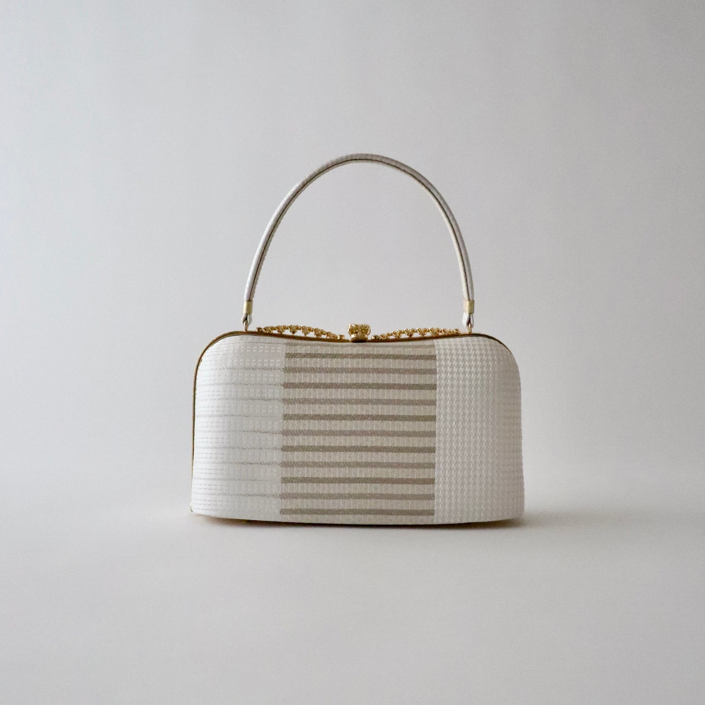 草履バッグセット「博多織-縞格子」やまざき