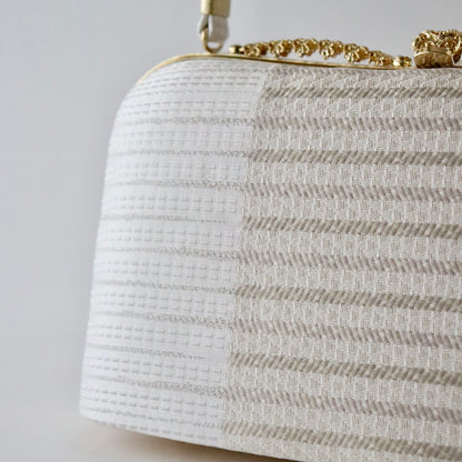 草履バッグセット「博多織-縞格子」やまざき