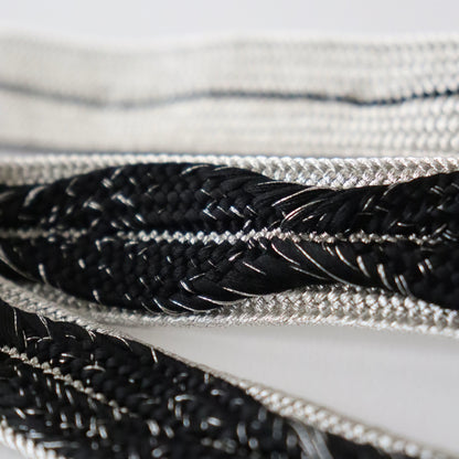 帯締め「高麗浮木の葉- slv blk」和小物さくら