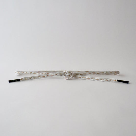 帯締め「高麗浮目静海金糸入 - lt.gry」和小物さくら