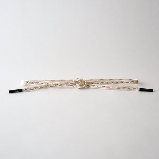 帯締め「高麗浮目静海金糸入 - wht」和小物さくら