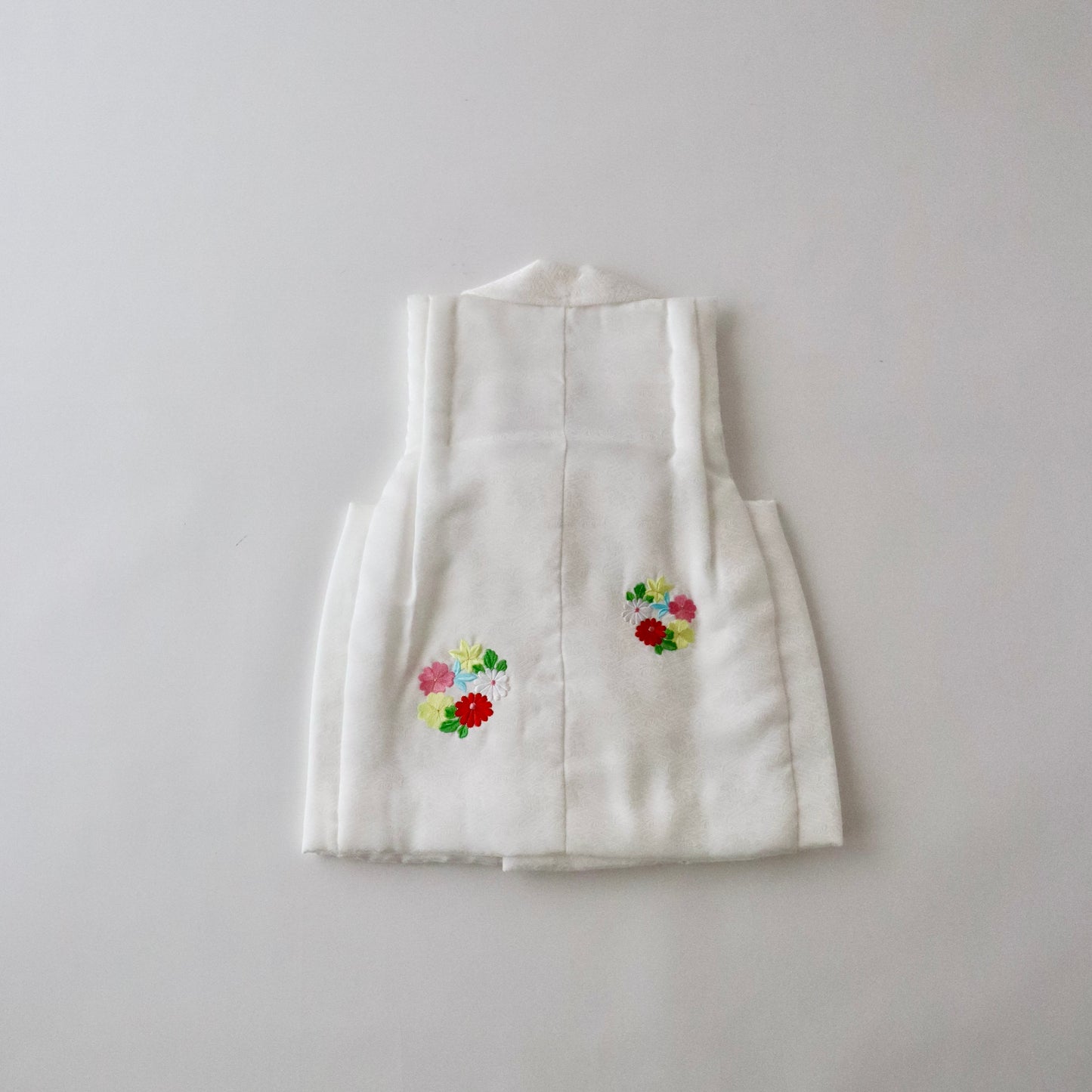 被布 | 七五三 | 三歳 | 正絹 | 薬玉 | 白 | 刺繍