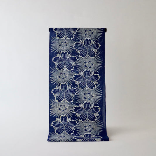 綿絽ゆかた「大輪 - 加賀染」坂口染工房