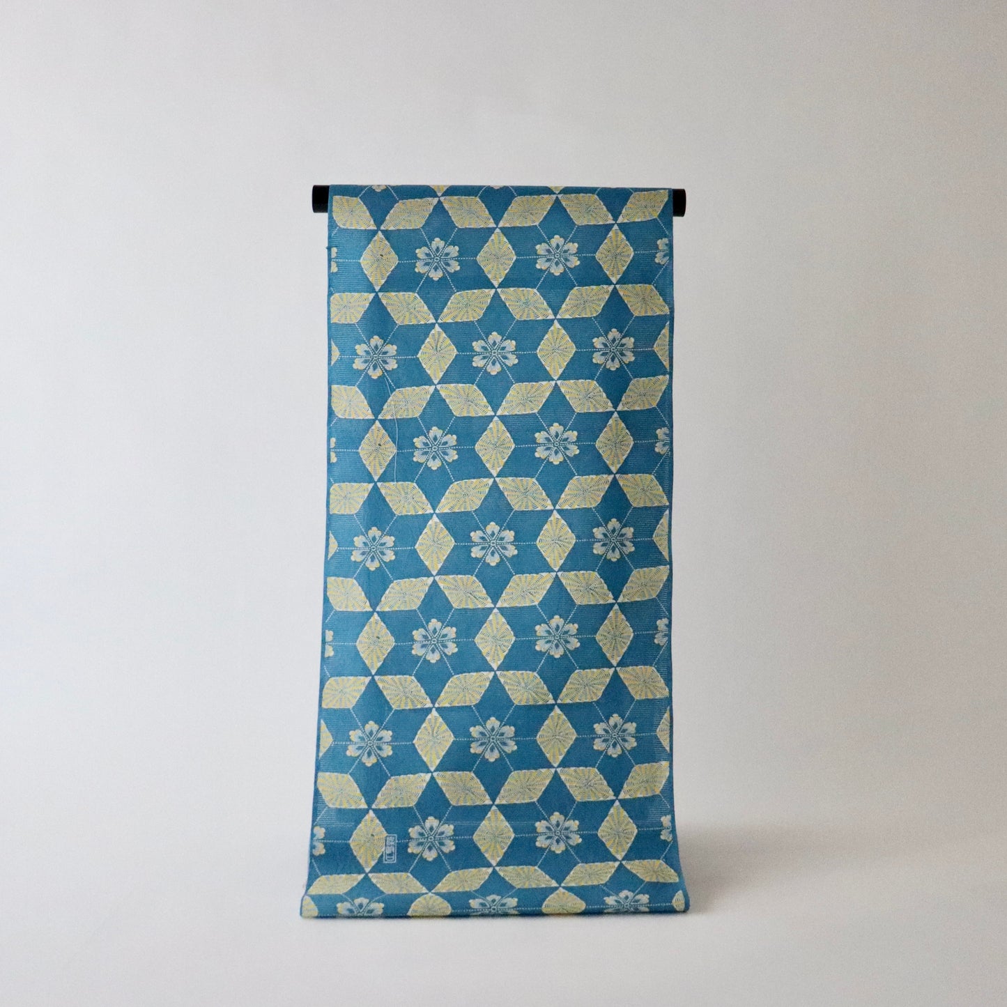 綿絽ゆかた「花菱繋ぎ - 加賀染」坂口染工房