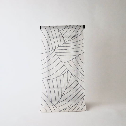 綿縮緬ゆかた「新裂取波横段 - キングサイズ」紫織庵