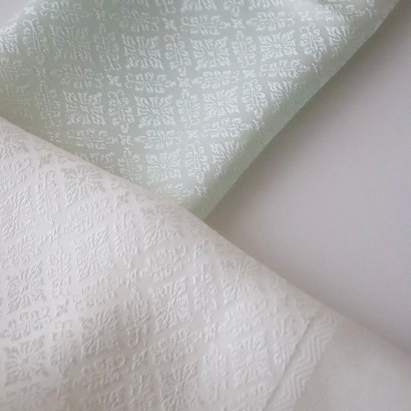 帯揚げ | 単衣・袷 | 小葵菱紋様 | 松岡姫 | 和小物さくら