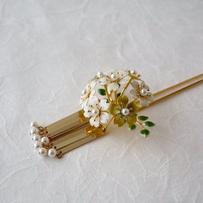 かんざし「桜尽くし ビラ簪 - grn」大原商店