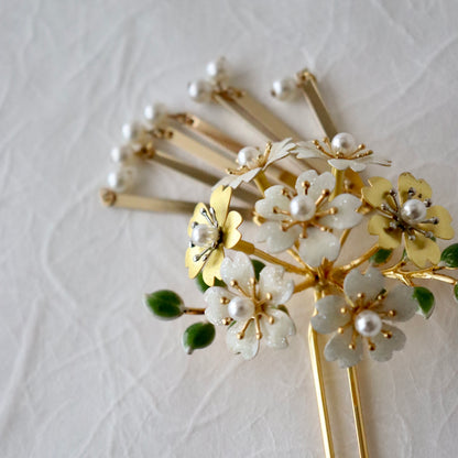 かんざし「桜尽くし ビラ簪 - grn」大原商店