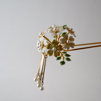 かんざし「桜尽くし ビラ簪 - grn」大原商店