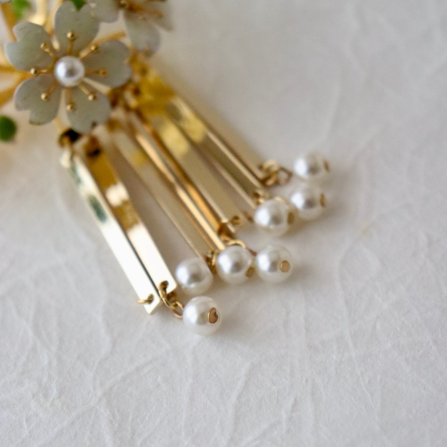 かんざし「桜尽くし ビラ簪 - grn」大原商店