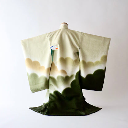 男児初着「ぼかし雲」