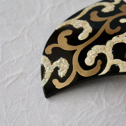 かんざし「螺鈿細工 - 唐草」大原商店