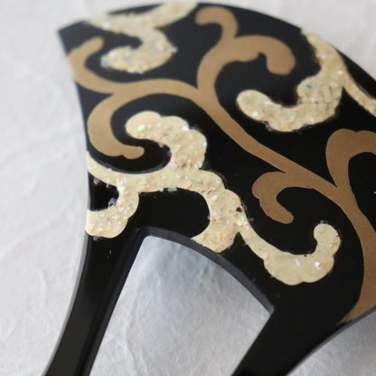 かんざし「螺鈿細工 - 唐草」大原商店