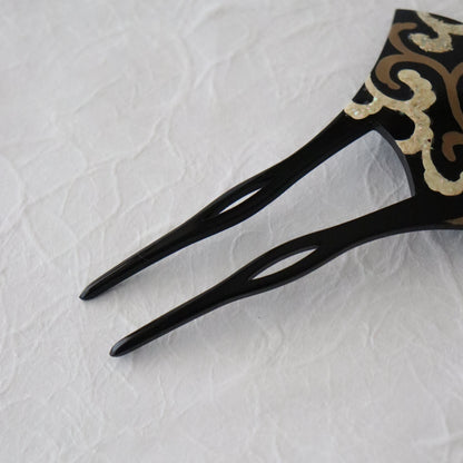 かんざし「螺鈿細工 - 唐草」大原商店