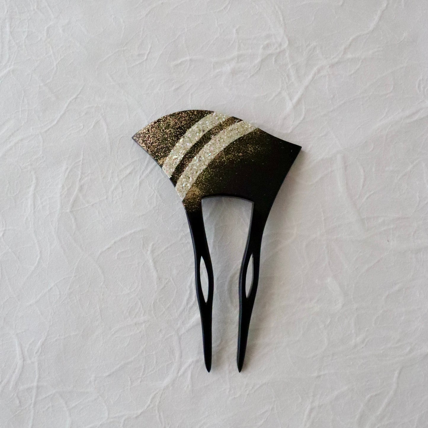 かんざし「螺鈿 流光 - blk」大原商店