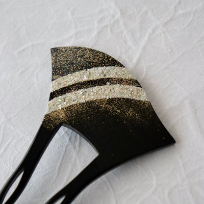 かんざし「螺鈿 流光 - blk」大原商店